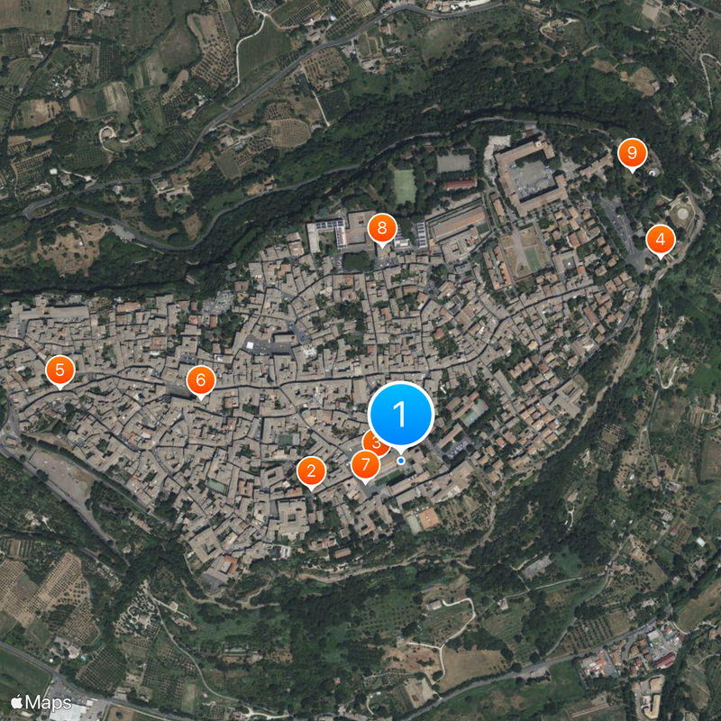 Cappella di San Brizio Map