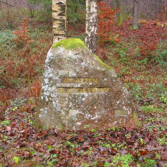 Ritterstein 298 "Am alten Glastaler Hof"