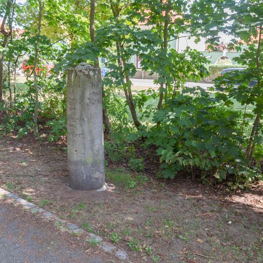 Kilometerstein Nürnberg Gartenstadt