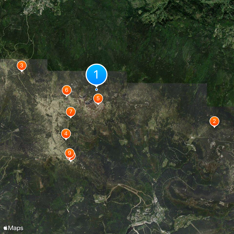 Śnieżne Kotły Mapa