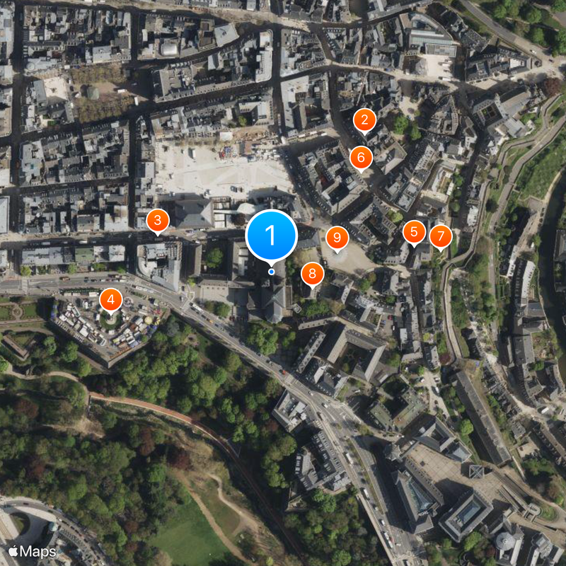Notre-Dame Cathedral Map