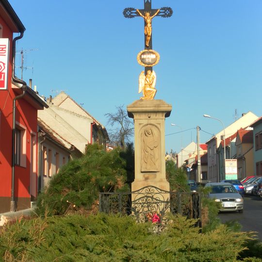 Kříž v ulici Horní valy v Uherském Brodu