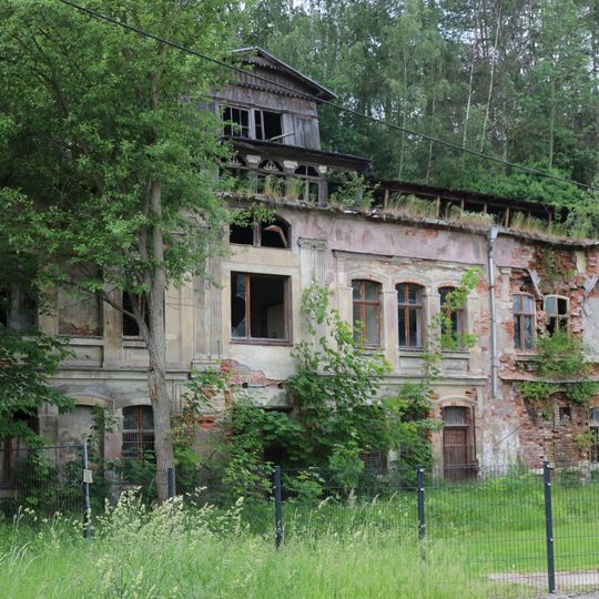 Vermutlich Kontorgebäude oder Fabrikationsgebäude Bahnstraße 1