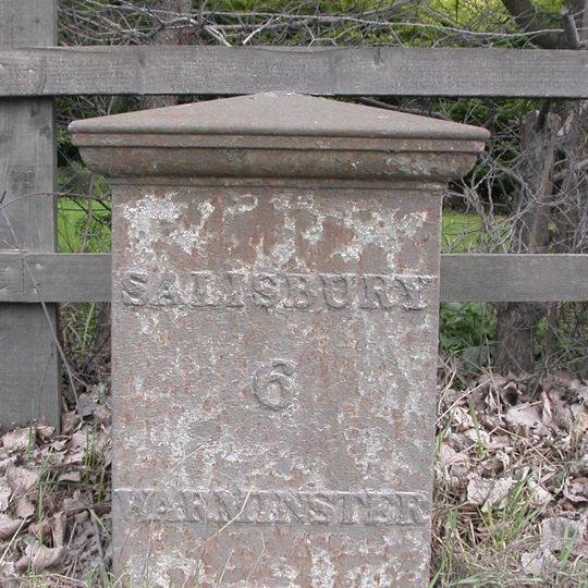 Milepost About 100 Metres To North Of Swan Inn