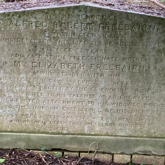 Tomb Of A R Freebairn In Highgate Cemetery