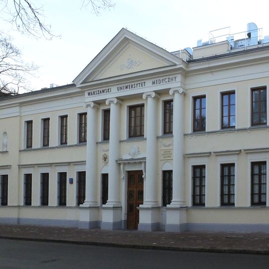 Main building of Forensic Medicine Department in Warsaw
