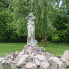 Statue of Šárka in Česká Třebová
