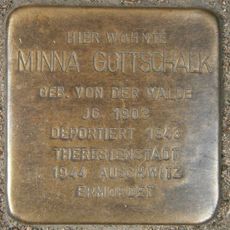 Stolperstein dedicated to Minna Gottschalk
