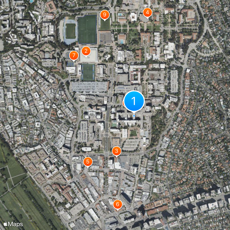 UCLA David Geffen School of Medicine Map