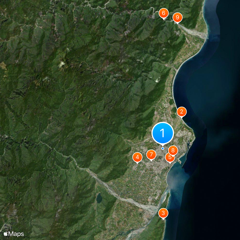 Hualien railway station Map