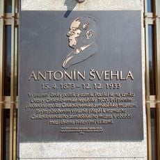 Plaque to Antonín Švehla at the National Museum of Agriculture