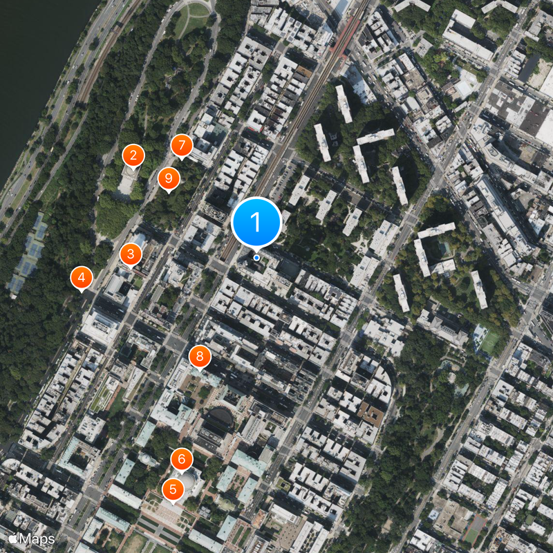 Jewish Theological Seminary of America Map