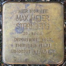 Stolperstein dedicated to Max Meier Sternberg