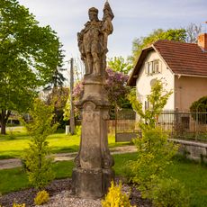 Socha Sv. Floriána při silnici na východním okraji Střevače