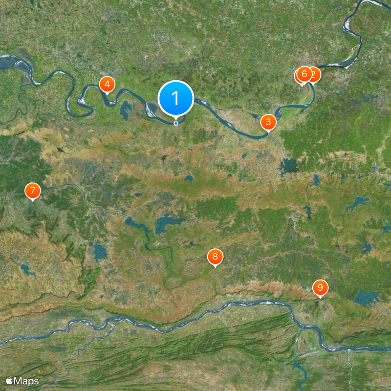 Mirzapur district Map