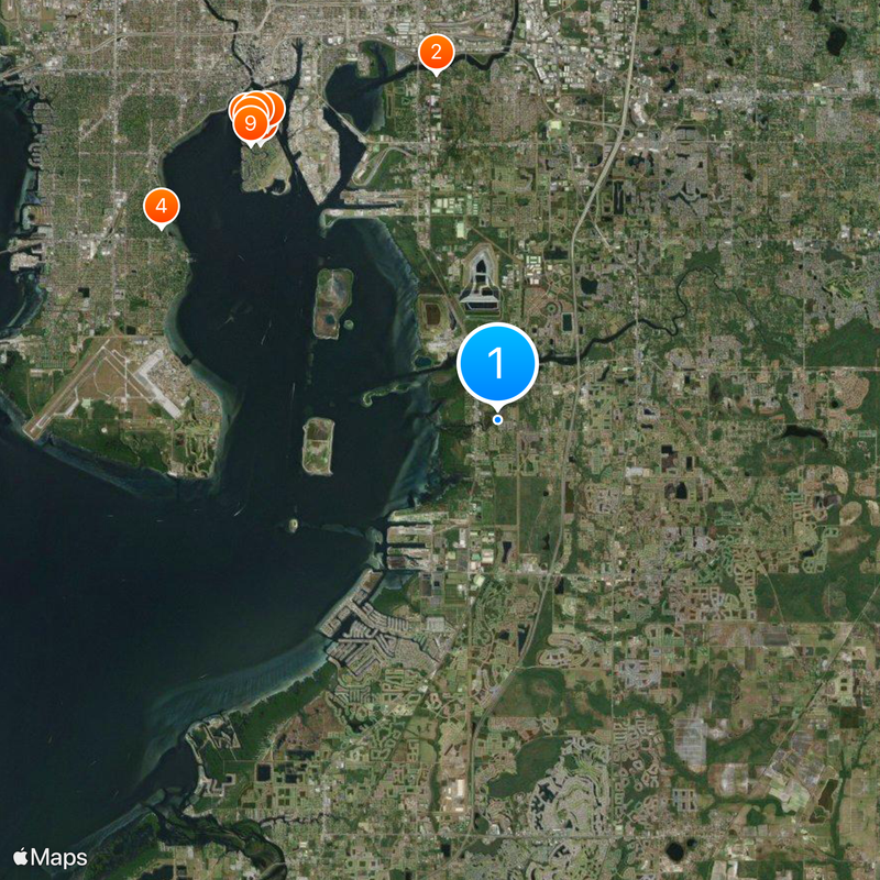 Gibsonton Map