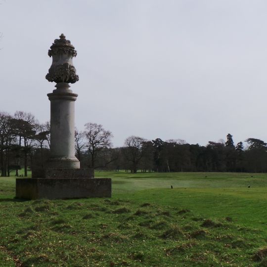 Monument To Viscount Alford In Belton Park Golf Club