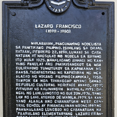 Lazaro Francisco historical marker