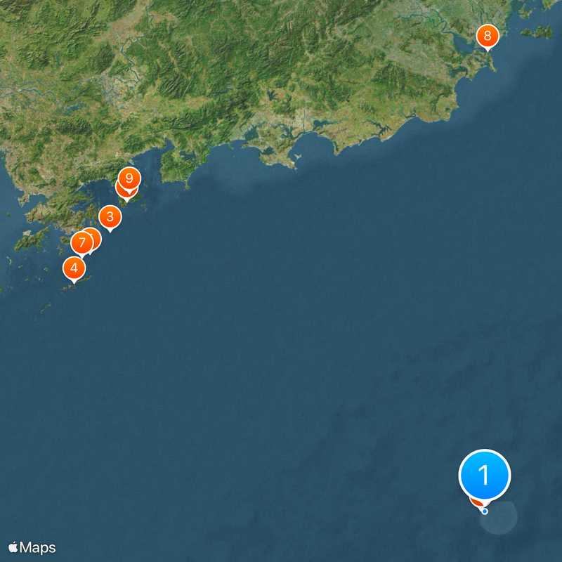 Pratas Island Map