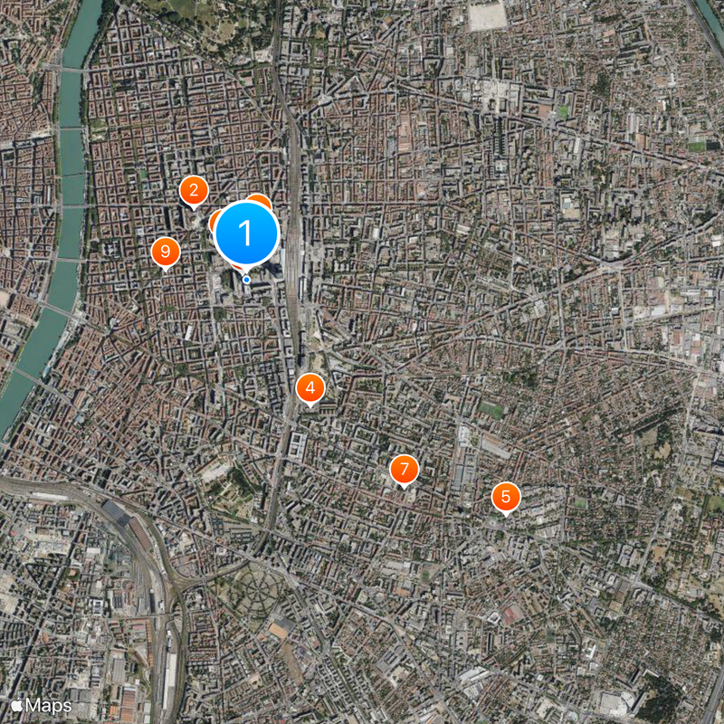 Terzo arrondissement di Lione Mappa