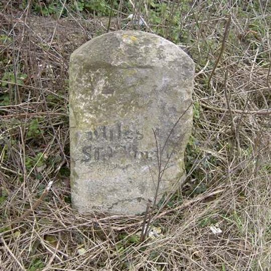 Milestone 800 Metres West Of Red House, Sutton Scotney