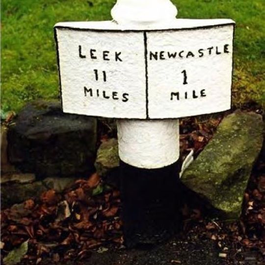 Milepost, near New Vic Hotel, Basford (SW of "The Polite Vicar" PH