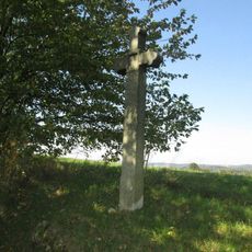 Kříž na křížové cestě u Jistebnice - 10. zastavení