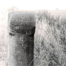 Guidestone, Went Lane, north of jct with Offley Lane