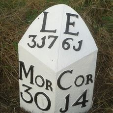Milepost Circa 1/4 Mile North Of Haugh Head