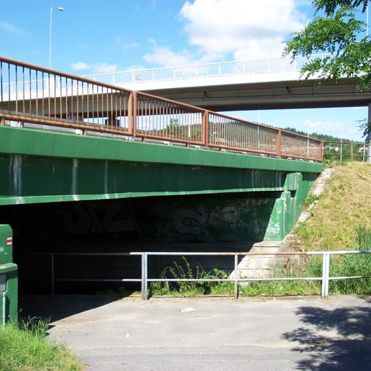 Bridge of road I/20 over the Mehelnický potok in Písek