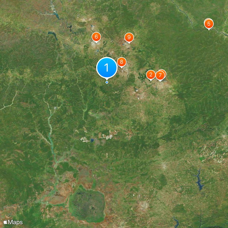 Copperbelt Province Map