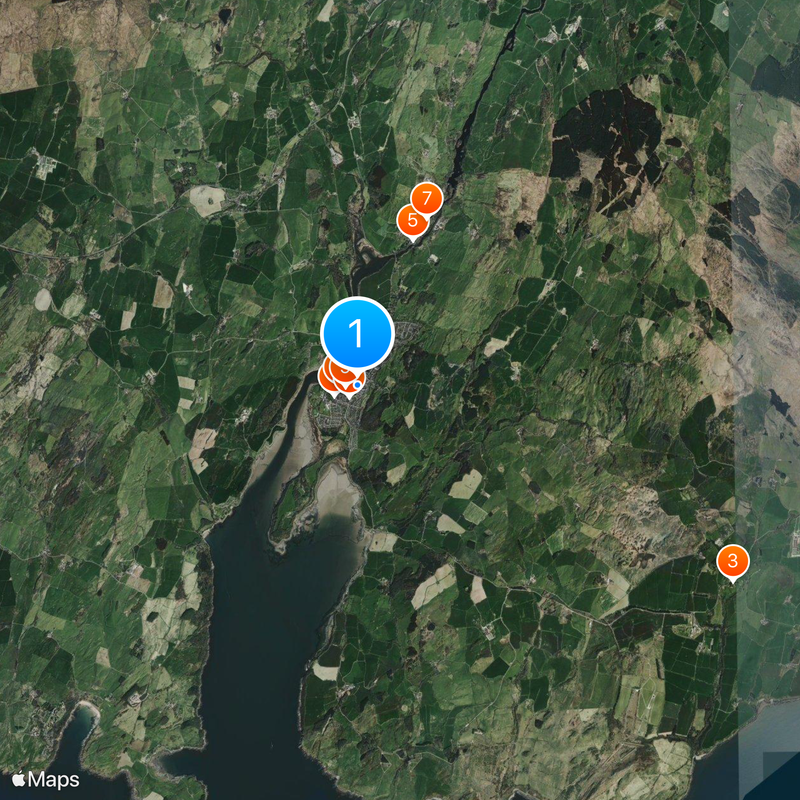 Kirkcudbrightshire Map