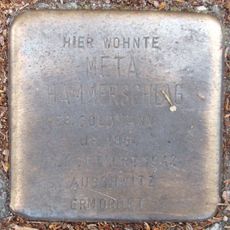 Stolperstein dedicated to Meta Hammerschlag