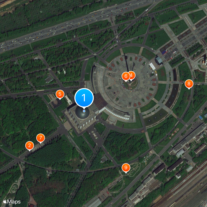 Museum of the Great Patriotic War Map