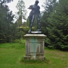 Figure Of Silenus Holding Infant Bacchus, At Emperors Walk, At Anglesey Abbey