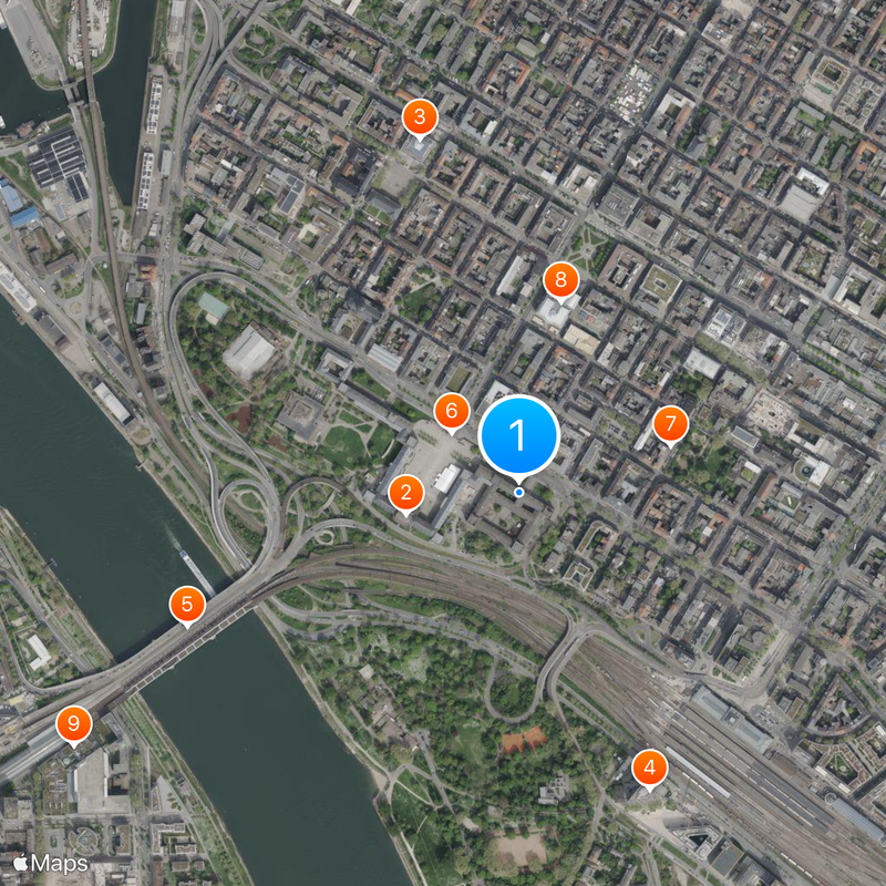 University of Mannheim Map