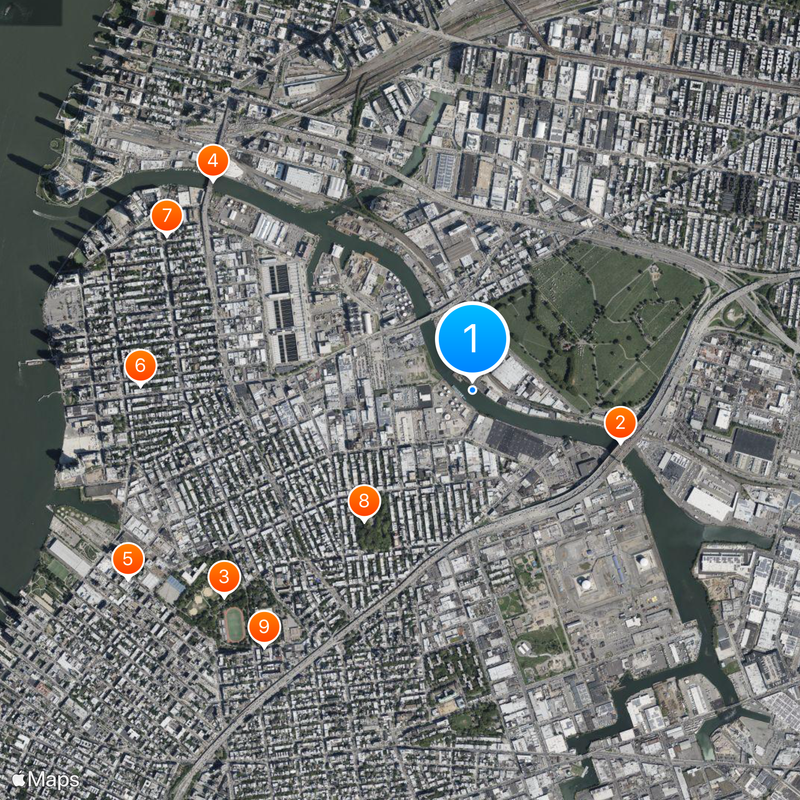 Newtown Creek Map