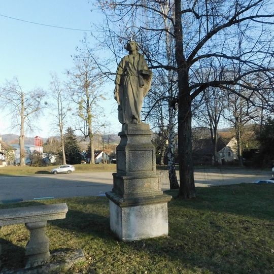 Socha svatého Jana Evangelisty v Olbramovicích