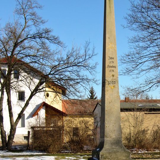 Polish-Saxon Post Milestone in Mühlanger