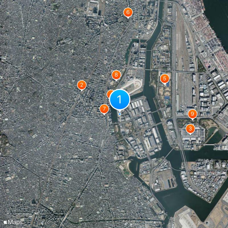 Boat Race Heiwajima Mapa