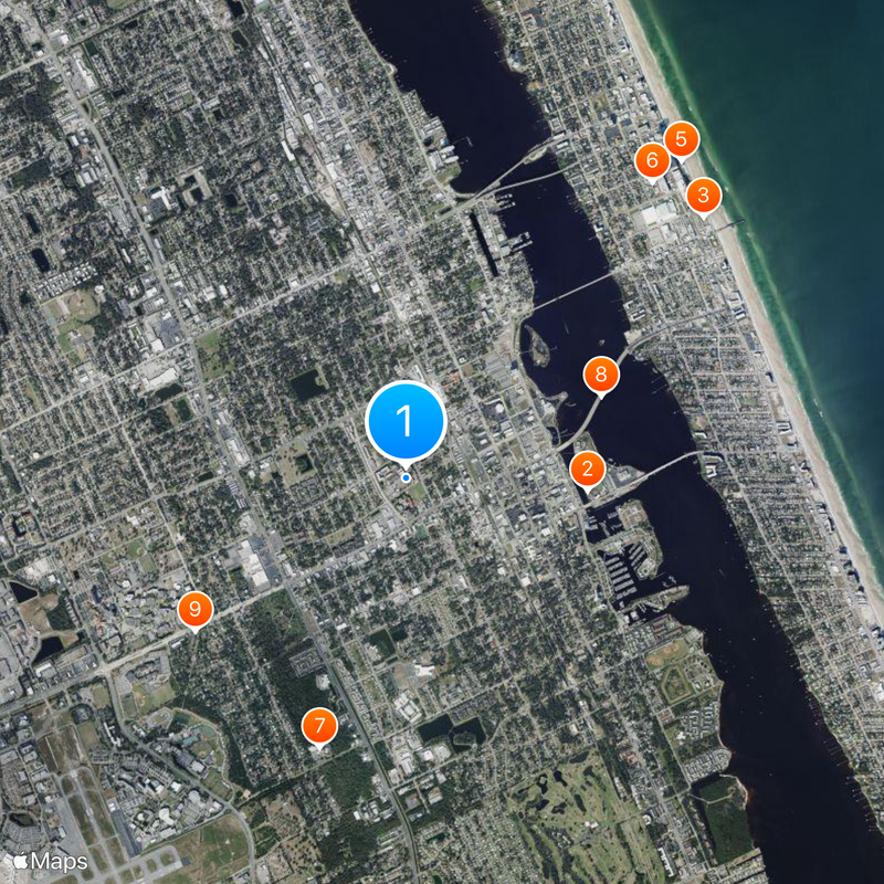 Bethune-Cookman University Map