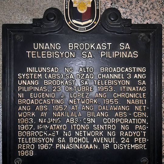 First Television Broadcast in the Philippines historical marker
