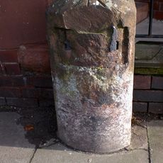 Milestone, Stanwix Bank, beside Stanwix Bank House, at jct with Bampton Road
