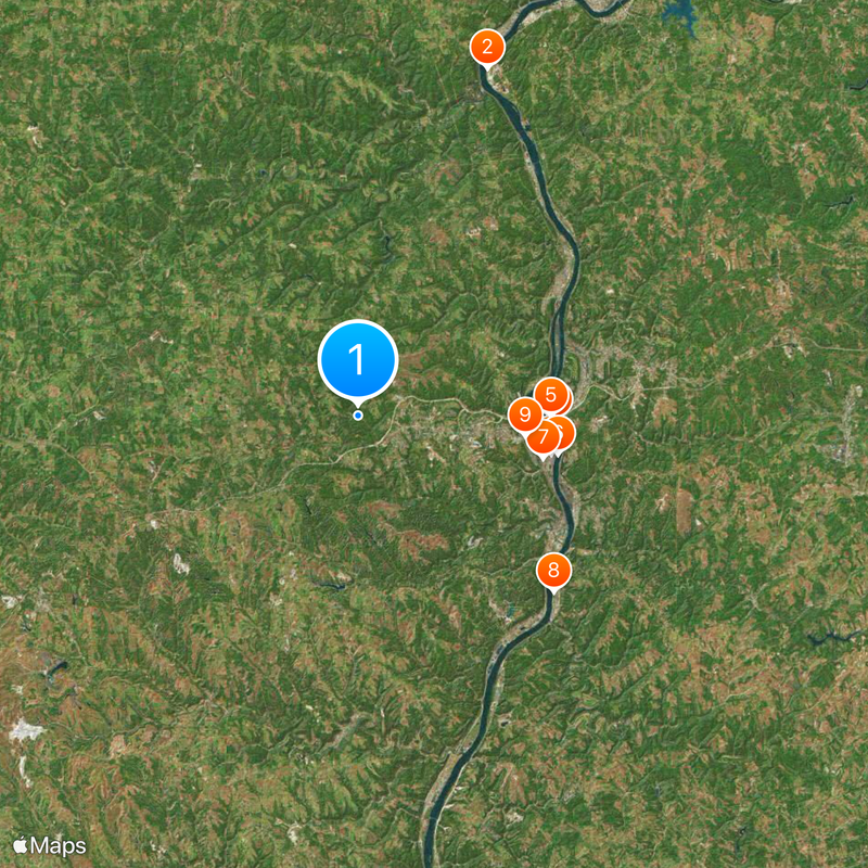 Contea di Jefferson Mappa