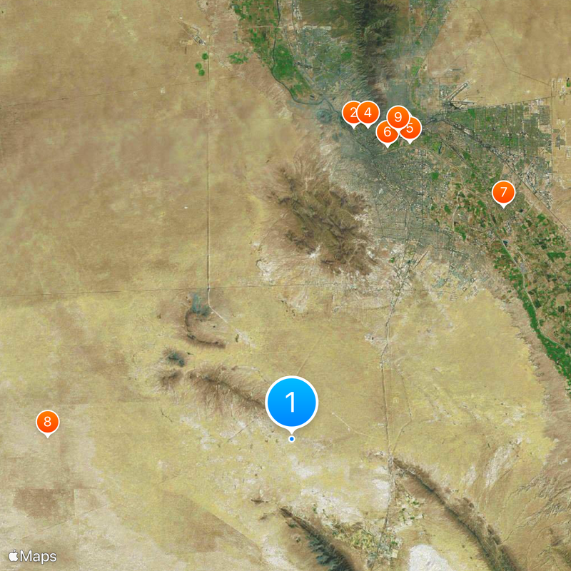 Juárez Municipality Map