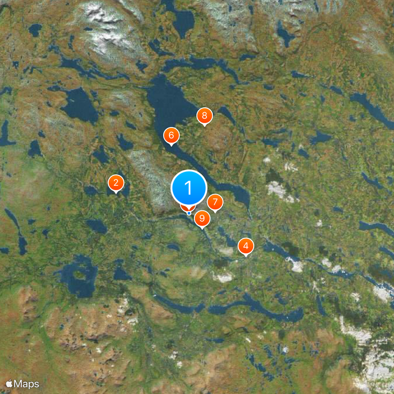 Åre Mapa