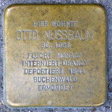 Stolperstein en memoria de Otto Nussbaum