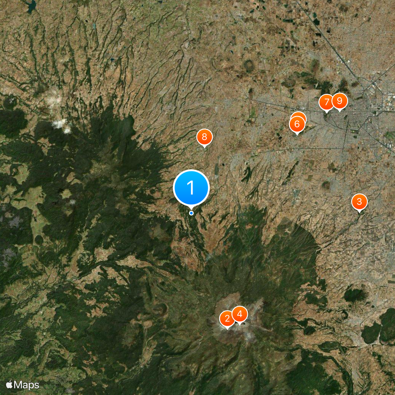 Zinacantepec Municipality Map