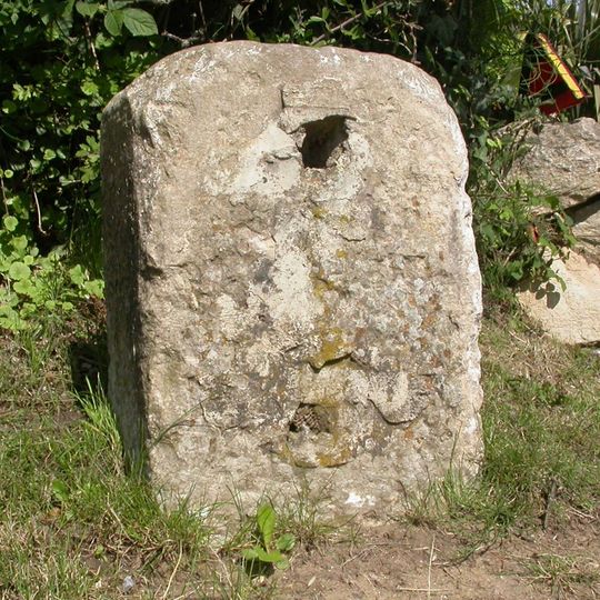 Milestone 150 Metres South East Of Dellens Farm, In Front Of Mile End