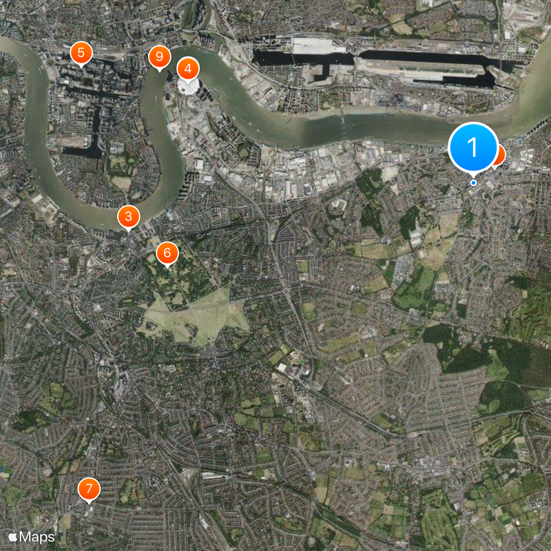 Borough royal de Greenwich Carte